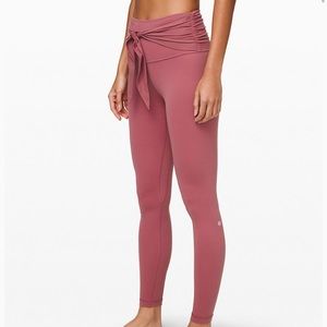 Align Pant 28” Wrap Waist in Moss Rose